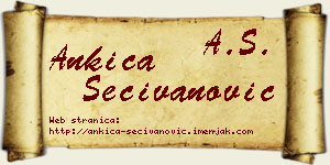 Ankica Sečivanović vizit kartica